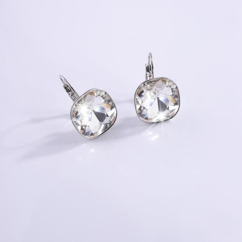 Titanium Steel  Earring micro pave cubic zirconia & for woman Sold By Pair