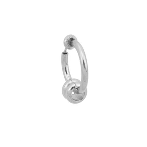 Stainless Steel Huggie Hoop Earring 304 Stainless Steel polished fashion jewelry & Unisex original color Sold By PC
