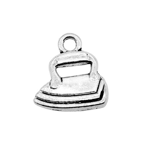 Zinc Alloy Pendants Iron Shape antique silver color plated vintage & fashion jewelry & DIY Sold By PC