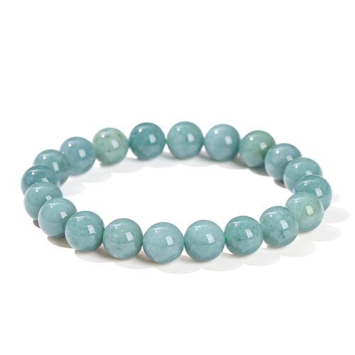 Jadeite Bracelet Nuggets handmade fashion jewelry & Unisex beads length 10mm Length Approx 7-9 Inch Sold By PC