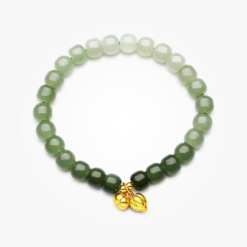 Hetian Jade bracelet, avec alliage de zinc, styles différents pour le choix & pour femme, Longueur Environ 6-8 pouce, Vendu par PC
