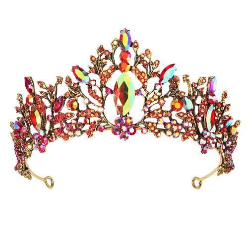التيجان, سبائك الزنك, مجوهرات الموضة & للمرأة & مع حجر الراين, المزيد من الألوان للاختيار, تباع بواسطة PC