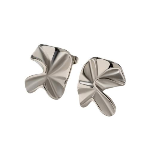 Titanium Staal Earring, verschillende stijlen voor de keuze & voor vrouw, meer kleuren voor de keuze, Verkocht door pair