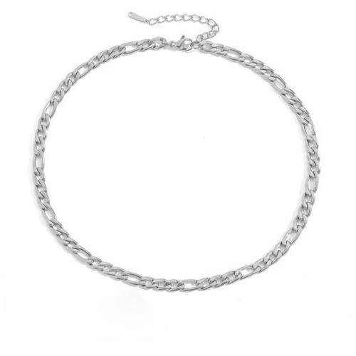 Nehrđajućeg čelika, nakit ogrlice, 304 nehrđajućeg čelika, pozlaćen, različite veličine za izbor & za žene, više boja za izbor, Prodano By PC