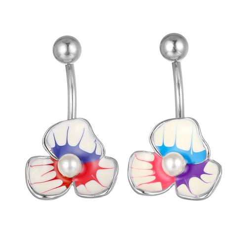 Fashion Personality Body Piercing Jewelry And Accessories Zinc Alloy with Plastic Pearl Unisex & enamel Sold By PC