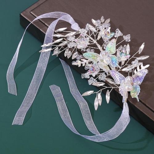 Headband Zinc Alloy with Crystal fashion jewelry & for woman Sold By Strand