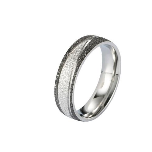 Rustfrit stål fingre Ringe, 304 rustfrit stål, forgyldt, for kvinde, flere farver til valg, Størrelse:9, Solgt af PC