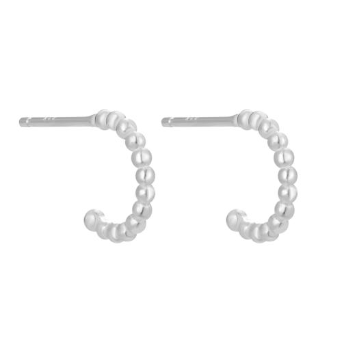 Sterling zilver sieraden oorbellen, 925 Sterling Zilver, voor vrouw, zilver, Verkocht door pair