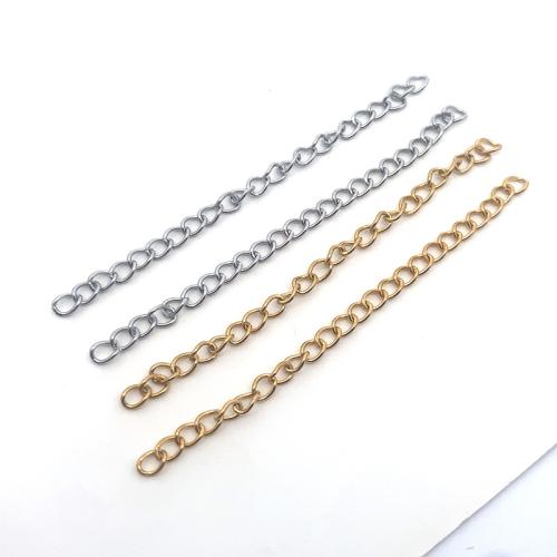 Stainless Steel Extender Chain 304 Stainless Steel plated DIY & Unisex 70mm Sold By PC