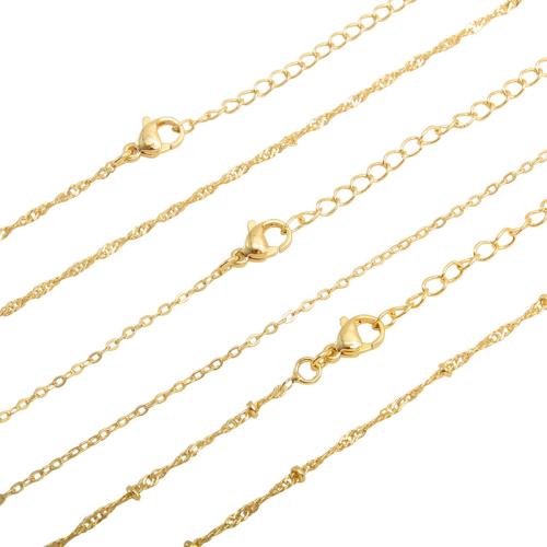 Stainless Steel Jewelry Chain 304 Stainless Steel plated DIY & for woman golden Sold By PC