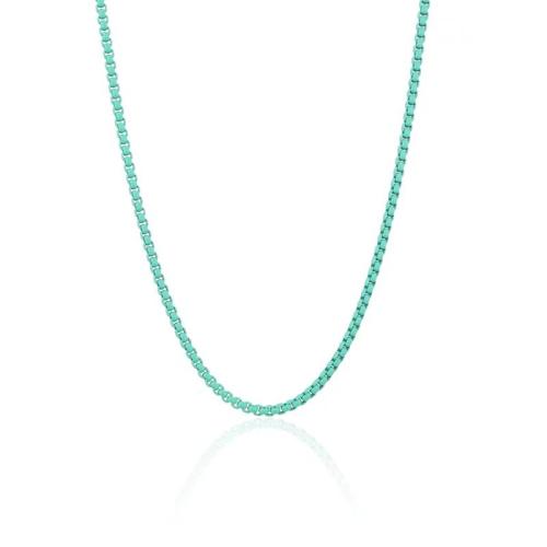 Nerezová ocel řetěz náhrdelník, 304 Stainless Steel, DIY & pro ženy, více barev na výběr, Délka Cca 41-50 cm, Prodáno By PC