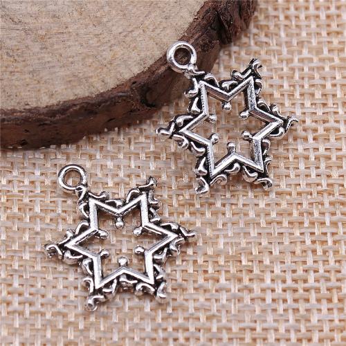Zinc Alloy Pendants Snowflake antique silver color plated vintage & fashion jewelry & DIY Sold By PC