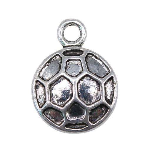 Zinc Alloy Pendants Football antique silver color plated vintage & fashion jewelry & DIY Sold By PC