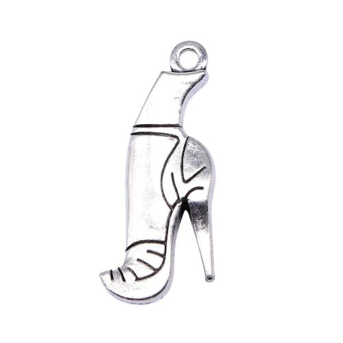 Zinc Alloy Shoes Pendants antique silver color plated vintage & fashion jewelry & DIY Sold By PC