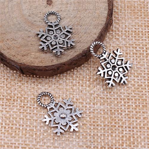 Zinc Alloy Pendants Snowflake antique silver color plated vintage & fashion jewelry & DIY Sold By PC