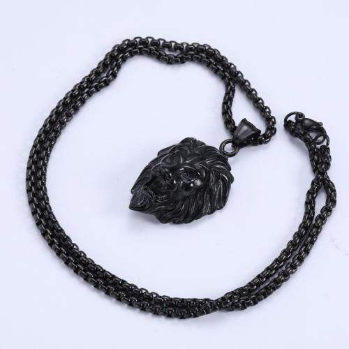 Stainless Steel Jewelry Necklace 304 Stainless Steel polished fashion jewelry & for man Length Approx 60 cm Sold By PC