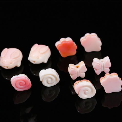 Natural Freshwater Shell Beads Queen Conch Shell DIY Sold By PC