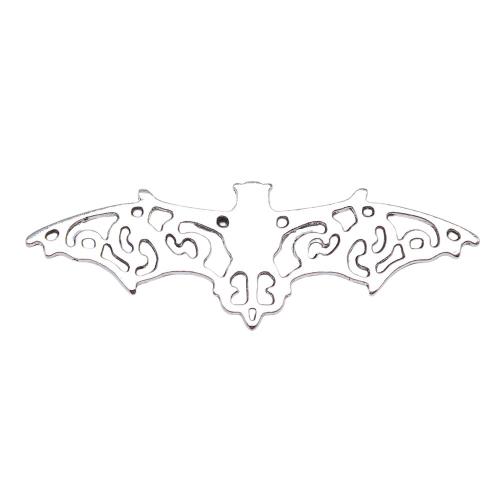 Zinc Alloy Animal Pendants Bat antique silver color plated vintage & fashion jewelry & DIY & hollow Sold By PC