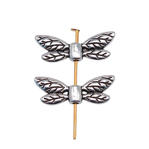 Zinc Alloy Animal Beads Wing Shape antique silver color plated vintage & fashion jewelry & DIY Sold By PC