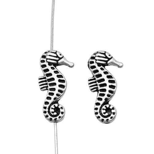 Zinc Alloy Animal Beads Seahorse antique silver color plated vintage & fashion jewelry & DIY Sold By PC