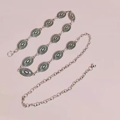 Body Chain Jewelry, Tibetan Style, for woman, more colors for choice, Length:115 cm, Sold By PC