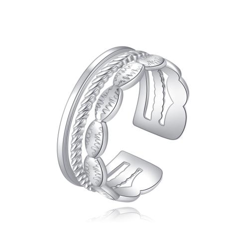 Rostfritt stål Fingerringar, 304 rostfritt stål, mode smycken & för kvinna & ihålig, fler färger för val, Säljs av PC