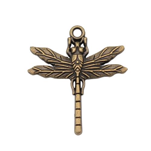 Zinc Alloy Animal Pendants Dragonfly plated vintage & fashion jewelry & DIY Sold By PC