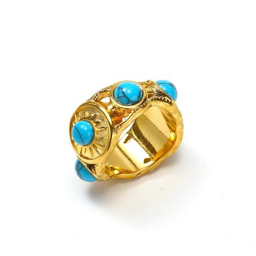 Ring Finger ze stali nierdzewnej, Stal nierdzewna 304, ze Kamień szlachetny, biżuteria moda & różnej wielkości do wyboru & dla kobiety, dostępnych więcej kolorów, sprzedane przez PC