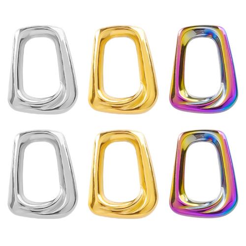 Stainless Steel Pendants, 304 Stainless Steel, Vacuum Ion Plating, fashion jewelry & DIY & hollow, more colors for choice, 14x18mm, Sold By PC