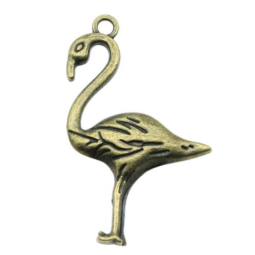 Zinc Alloy Animal Pendants Bird plated vintage & fashion jewelry & DIY Sold By PC
