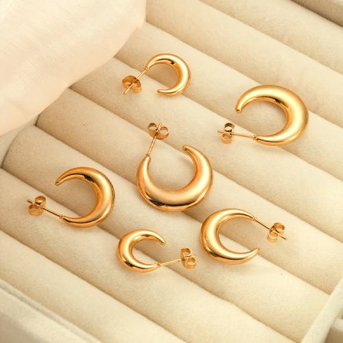 Zinc Alloy Stud Earring gold color plated & for woman nickel lead & cadmium free Sold By Pair