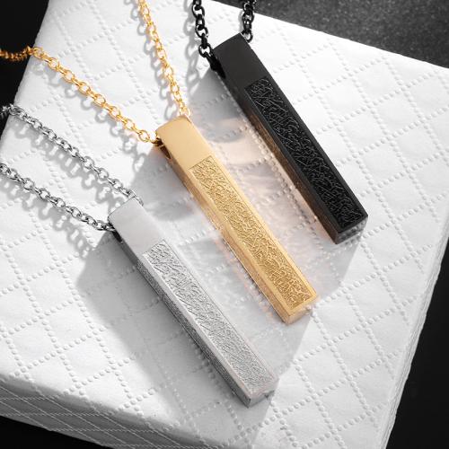 Stainless Steel Jewelry Necklace 304 Stainless Steel plated fashion jewelry Length 60 cm Sold By PC