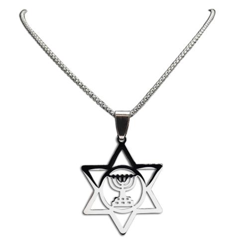 Stainless Steel Jewelry Necklace, 304 Stainless Steel, plated, fashion jewelry & Unisex & hollow, silver color, Sold By PC