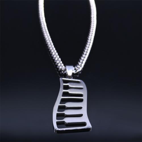 Stainless Steel Jewelry Necklace, 304 Stainless Steel, plated, fashion jewelry & Unisex & hollow, original color, Sold By PC