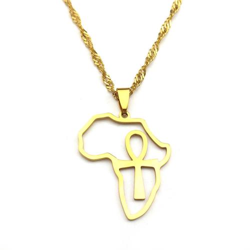 Collar de acero inoxidable de la joyería, acero inoxidable 304, chapado, unisexo & hueco, más colores para la opción, Vendido por UD