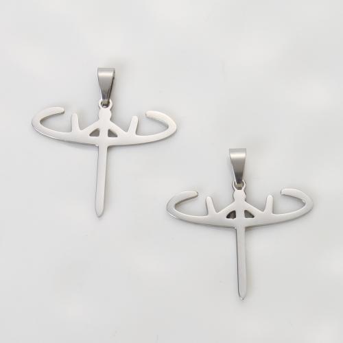 Ювелирные подвески из нержавеющей стали, Нержавеющая сталь 304, плакирован серебром, DIY, серебряный, 31x30x1.30mm, продается PC