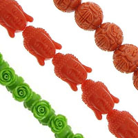 Synthetic Coral Beads