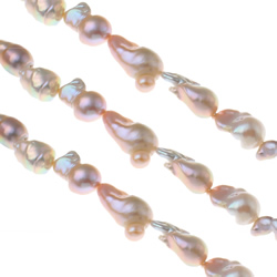 Perlas Cultivadas Nucleadas de Agua Dulce