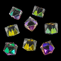 Abalorios de Cristal con Forma de Cubo