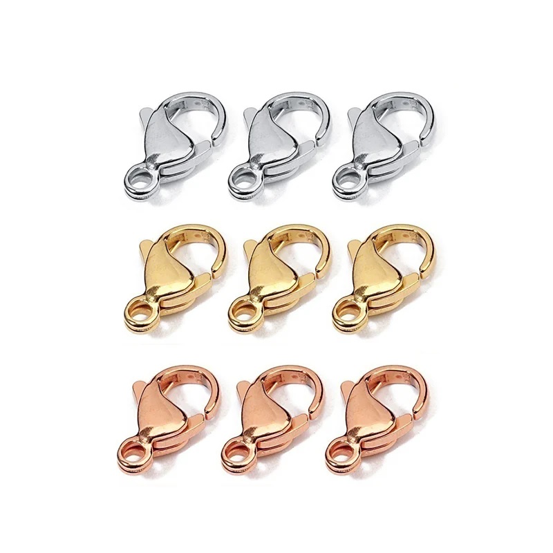 Stainless Steel Lobster Claw Clasps