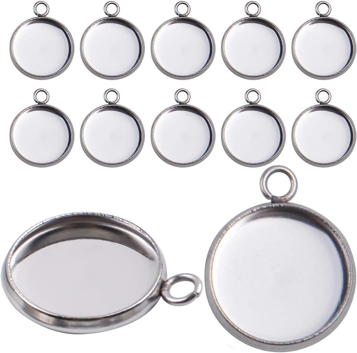 Pendentif en acier inoxydable Cadre