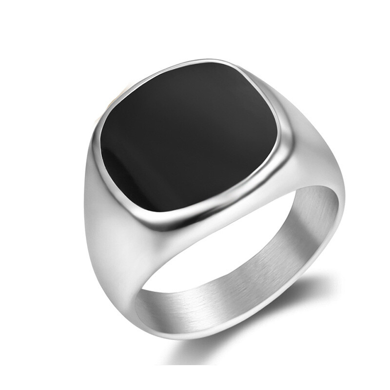 Emaille Rostfreier Edelstahl Fingerring