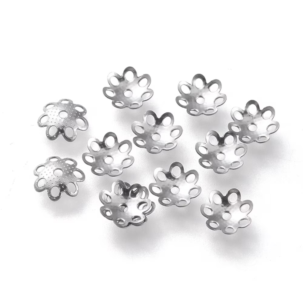 Stainless Steel Bead Caps