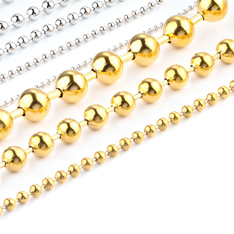 Chaîne à billes en acier inoxydable