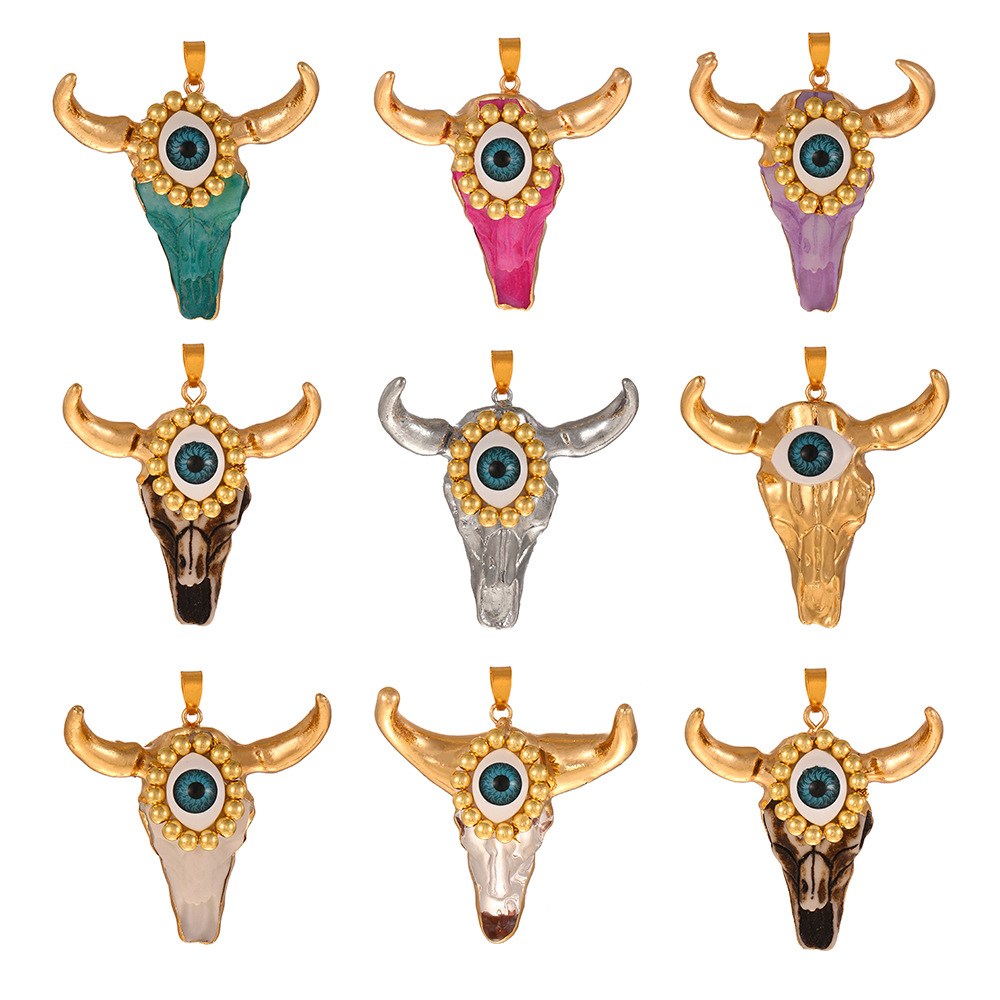 Resin Tibetan Style Pendants