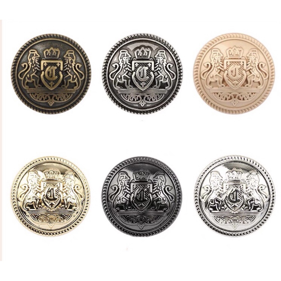 Bouton d'alliage de zinc