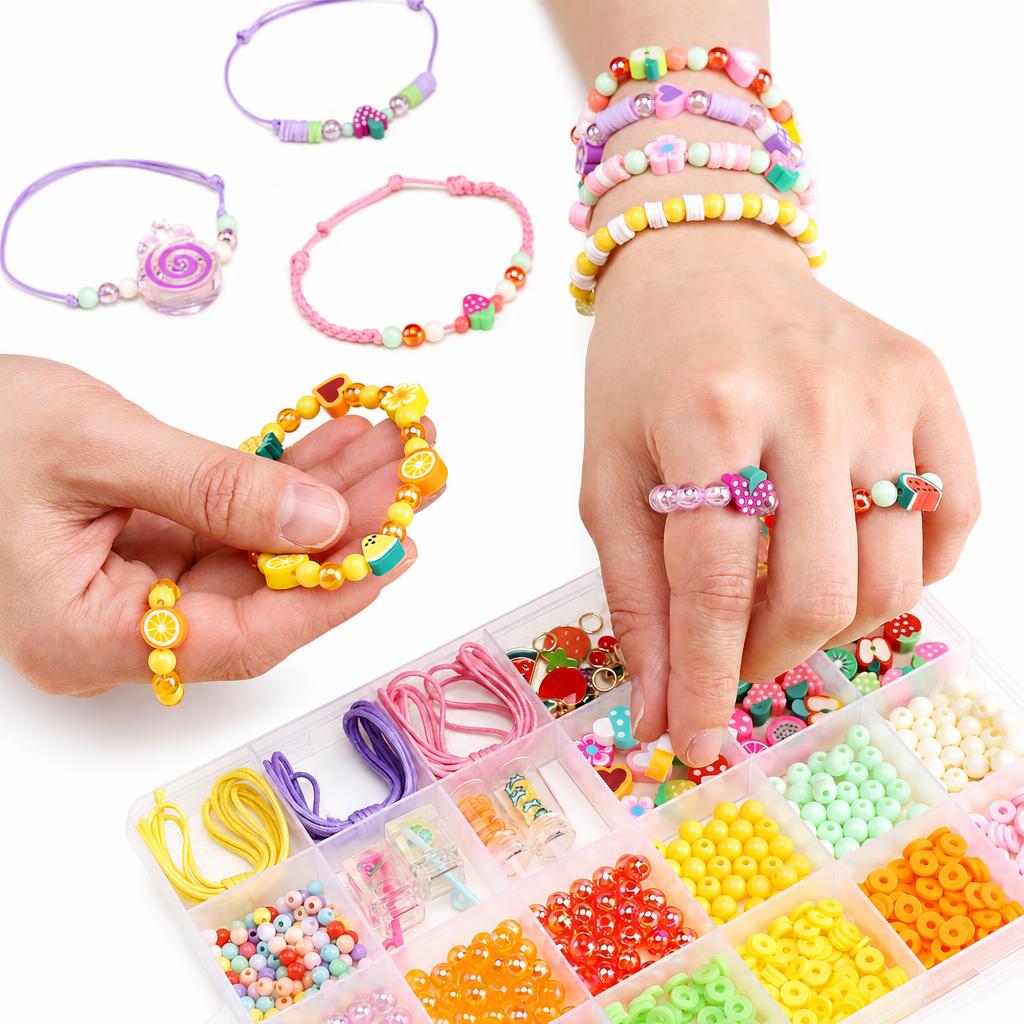 Children DIY String Beads Set