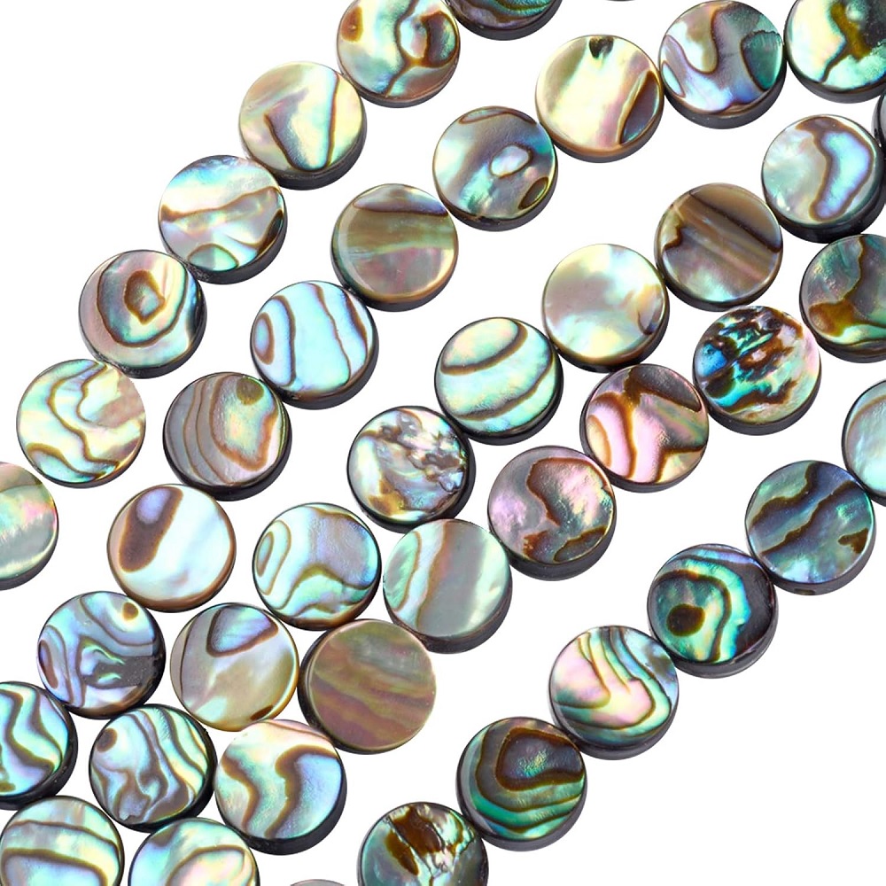 Perles coquillage d'ormeau