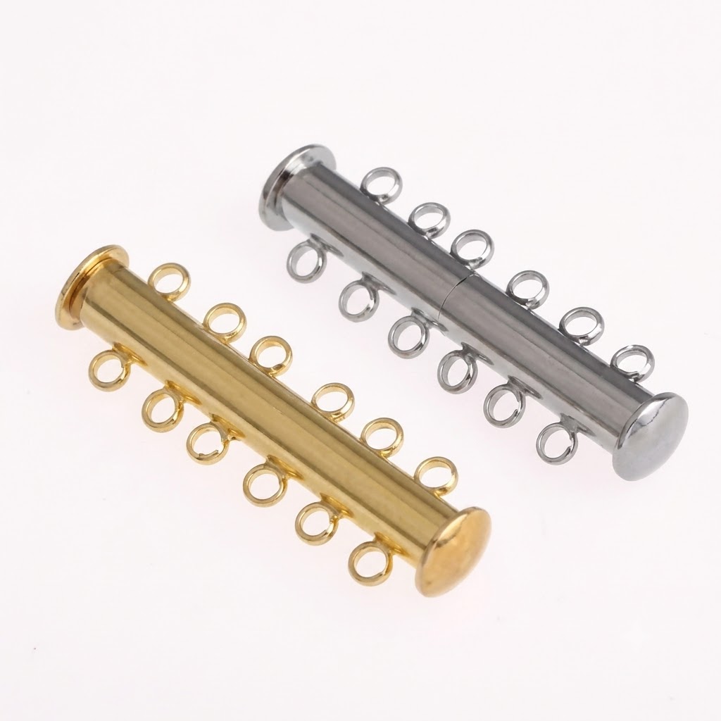 Brass Slide Lock Clasp