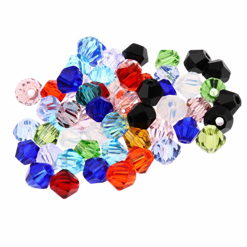 Perles de cristal bicône